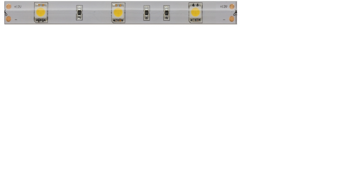 Лента LED 7.2 Вт/м 5050 IP20 12V  желтый