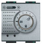 Электронный комнатный термостат с переключателем "зима/лето" и  релейным выходом на с-no контакт 2а