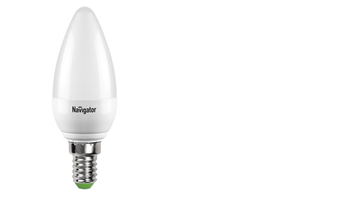 Лампа LED свеча мат. 3.5Вт 2700K E14 теплая Navigator