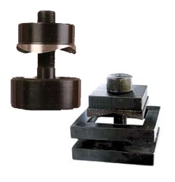 Комплект насадок для перфорирования листового металла (диам.50.5 мм) Шток