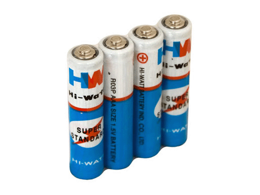 батарейка солевая  S Hi-Watt R03 AAA (4 шт в блистере)