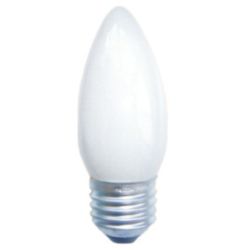 Лампа 60 Вт Е-27 свеча матовая, OSRAM