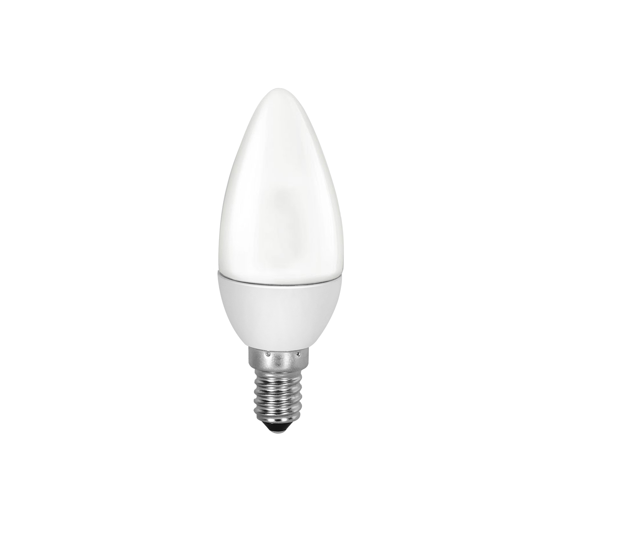 лампа свеча Dim LED 5Вт Е14 220В мат. т.- бел.