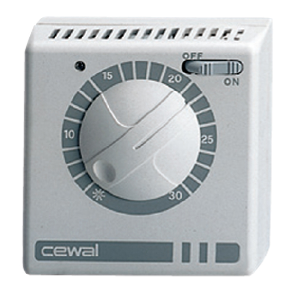 Термостат д/инфр.обогр.IP20 (вкл/выкл) Cewal RQ 30 Cewal